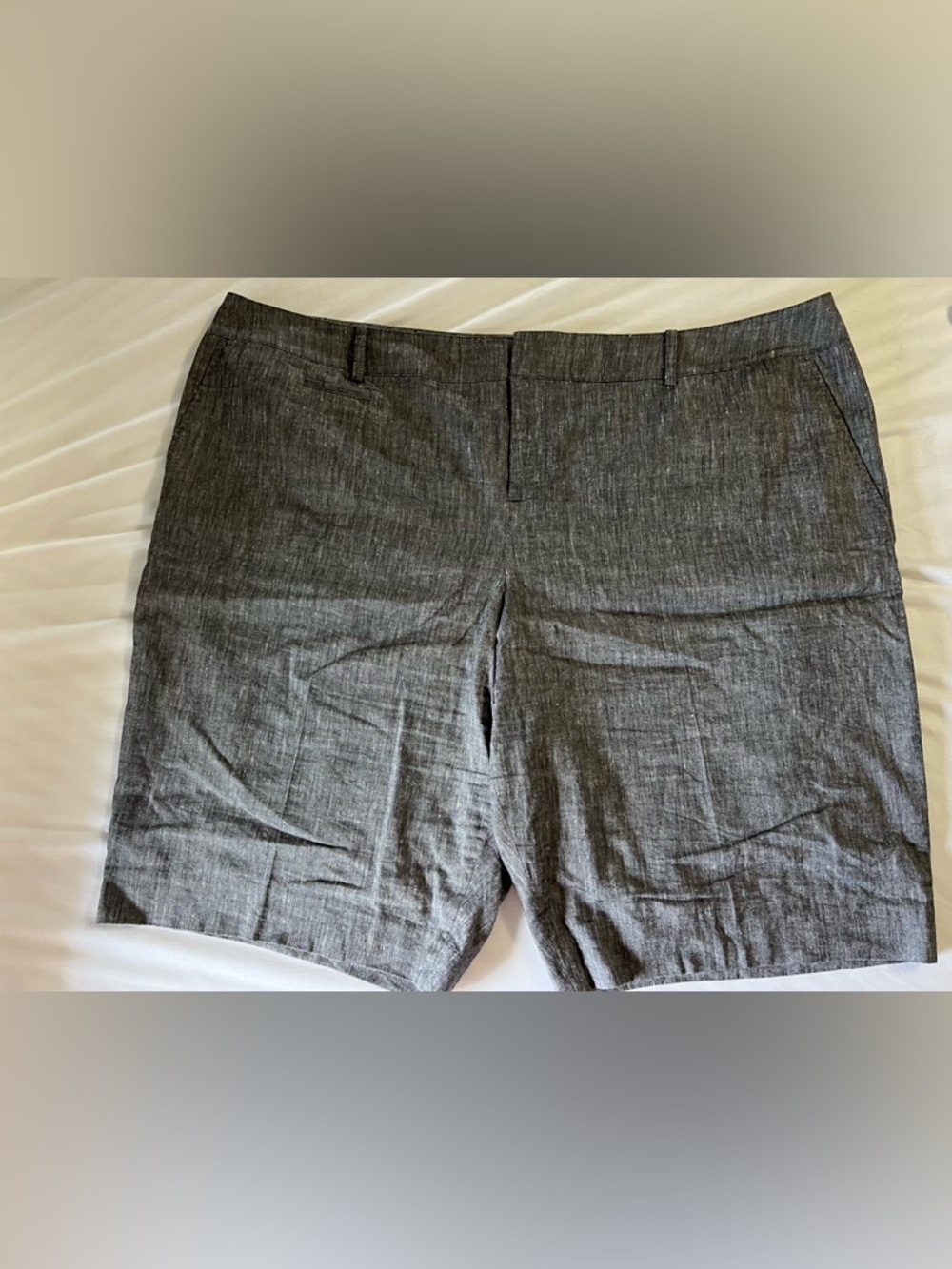 Women’s Classic Grey Linen Blend Shorts size 24